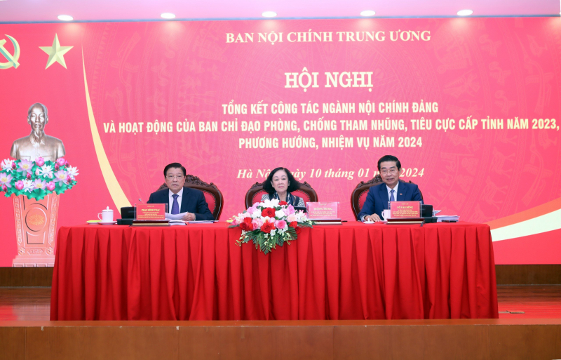 Thường trực Ban Bí thư Trương Thị Mai nêu 4 kết quả nổi bật của ngành nội chính- Ảnh 1.