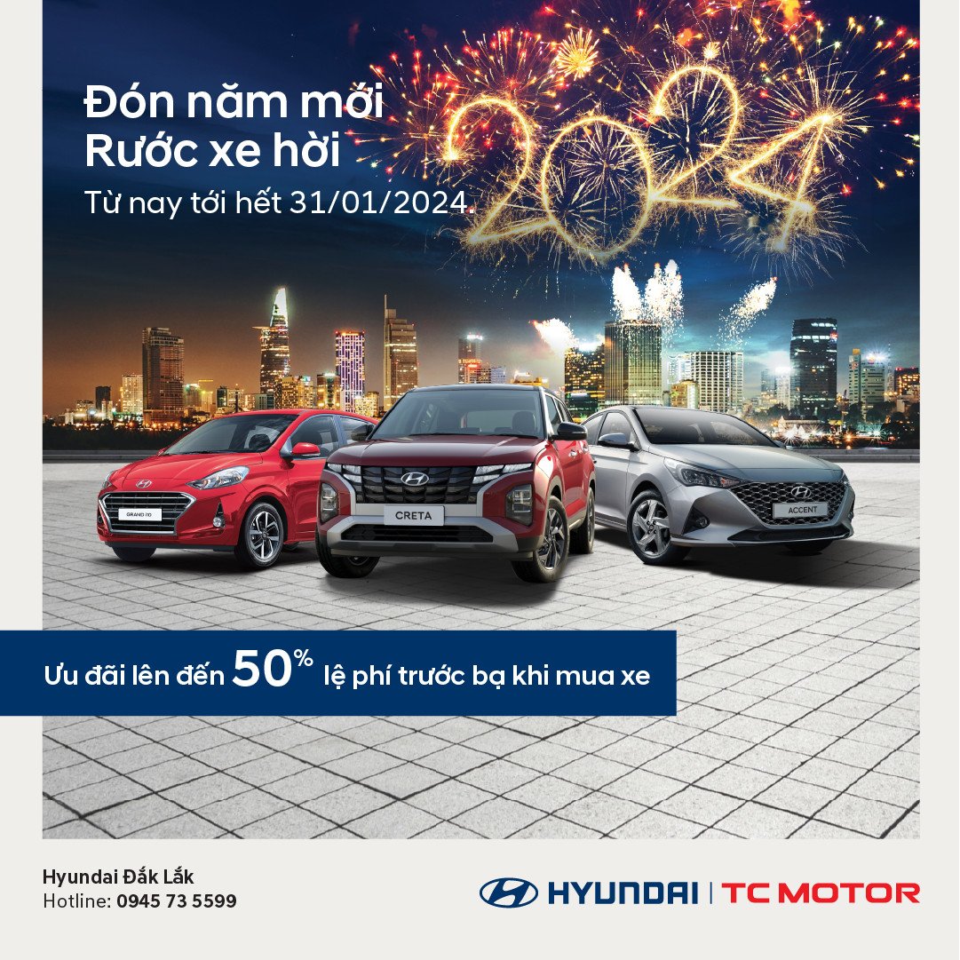 Hyundai dẫn đầu thị phần xe Ô tô trong năm 2023 tại Đắk Lắk- Ảnh 4.