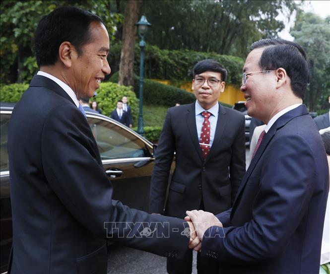Tổng thống Indonesia vào Lăng viếng Chủ tịch Hồ Chí Minh và màn bắn đại bác chào mừng ông tại Hà Nội- Ảnh 6.
