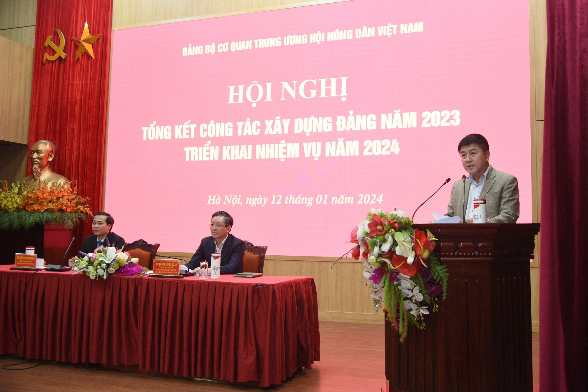 Đảng bộ cơ quan T.Ư Hội Nông dân Việt Nam tổng kết công tác xây dựng Đảng năm 2023, triển khai nhiệm vụ năm 2024- Ảnh 2.