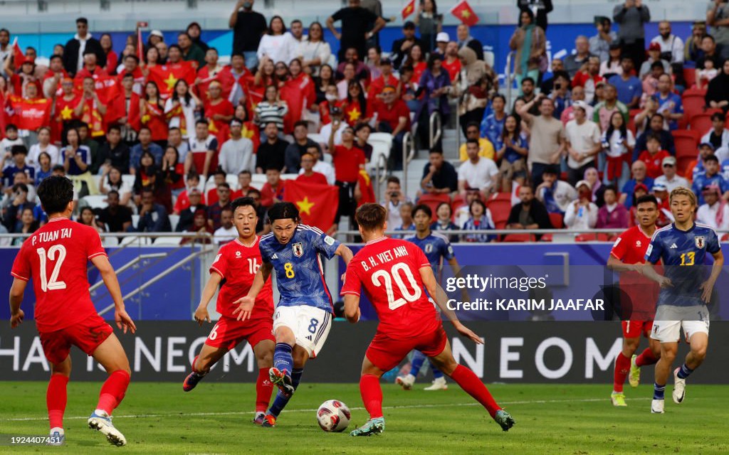 ĐT Việt Nam cùng Nhật Bản tạo nên những phút thi đấu sảng khoái nhất Asian Cup 2024