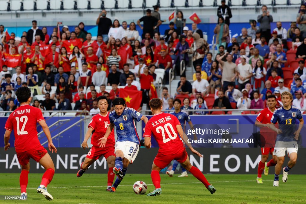 ĐT Việt Nam cùng Nhật Bản tạo nên những phút thi đấu sảng khoái nhất Asian Cup 2024- Ảnh 4.