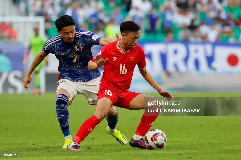 ĐT Việt Nam cùng Nhật Bản tạo nên những phút thi đấu sảng khoái nhất Asian Cup 2024- Ảnh 1.