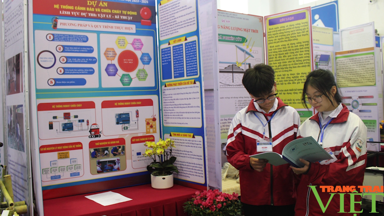 Sơn La: Khai mạc cuộc thi khoa học kỹ thuật dành cho học sinh trung học- Ảnh 4.