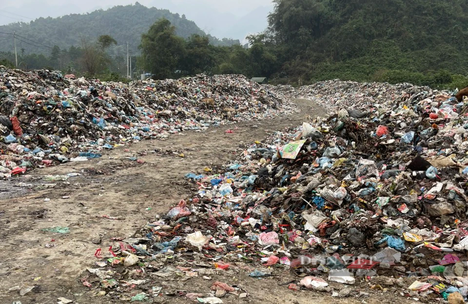 Bức xúc vì ô nhiễm, người dân Yên Bái "lập chốt" ngăn xe rác vào bãi tập kết rác thải- Ảnh 2.