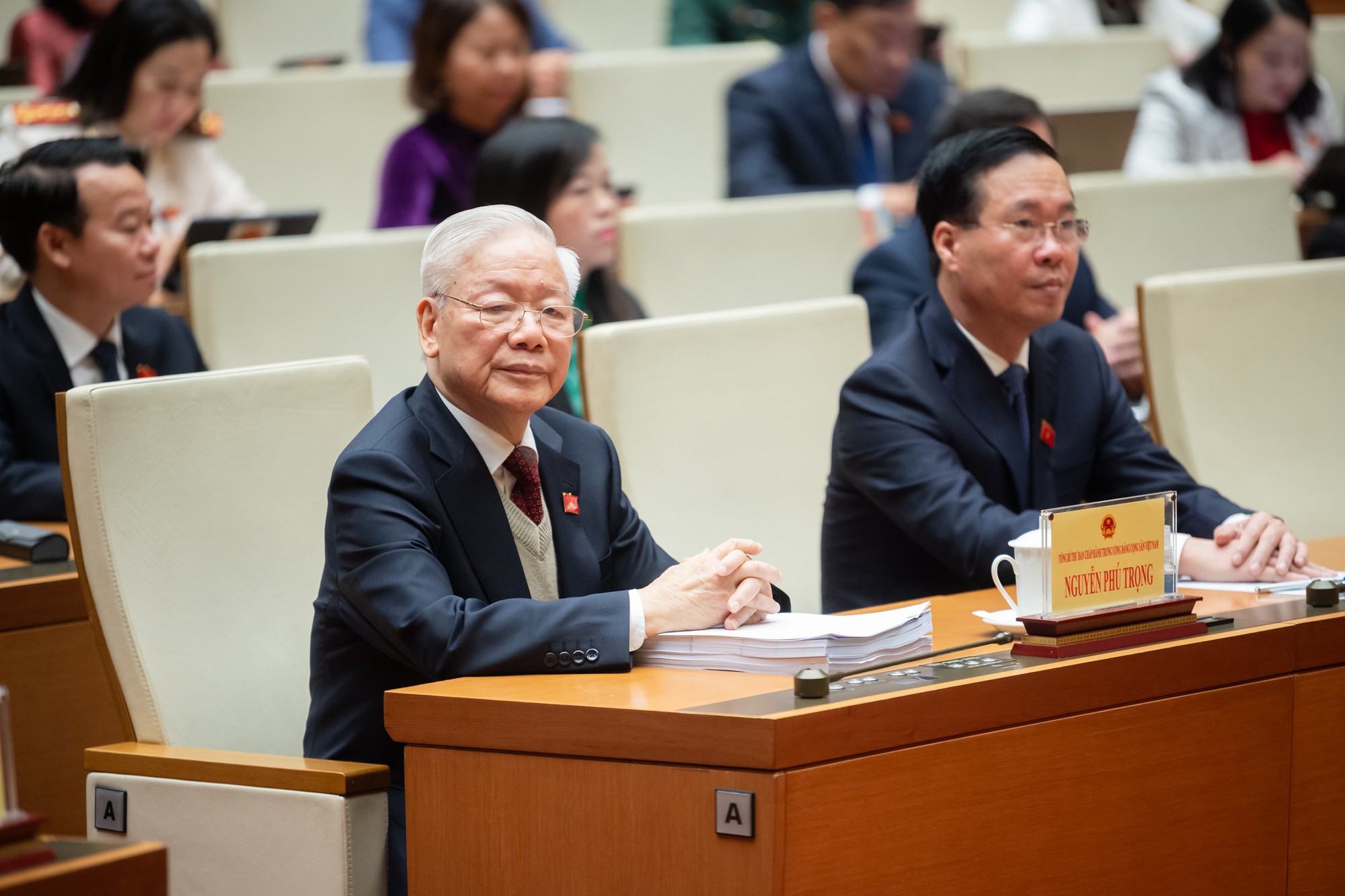 Tổng Bí thư Nguyễn Phú Trọng dự phiên khai mạc kỳ họp Quốc hội bất thường lần thứ 5- Ảnh 4.