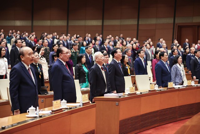 Tổng Bí thư Nguyễn Phú Trọng dự phiên khai mạc kỳ họp Quốc hội bất thường lần thứ 5- Ảnh 1.