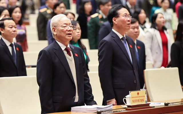 Tổng Bí thư Nguyễn Phú Trọng dự phiên khai mạc kỳ họp Quốc hội bất thường lần thứ 5
