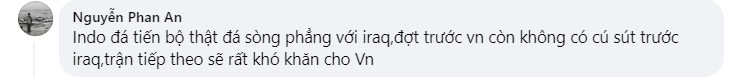 CĐV Việt Nam đánh giá thế nào về ĐT Indonesia sau trận thua ĐT Iraq?- Ảnh 3.