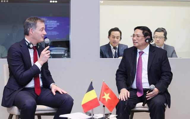 Thủ tướng gặp lãnh đạo Hàn Quốc, Ukraine, Bỉ và Chủ tịch WEF- Ảnh 5.