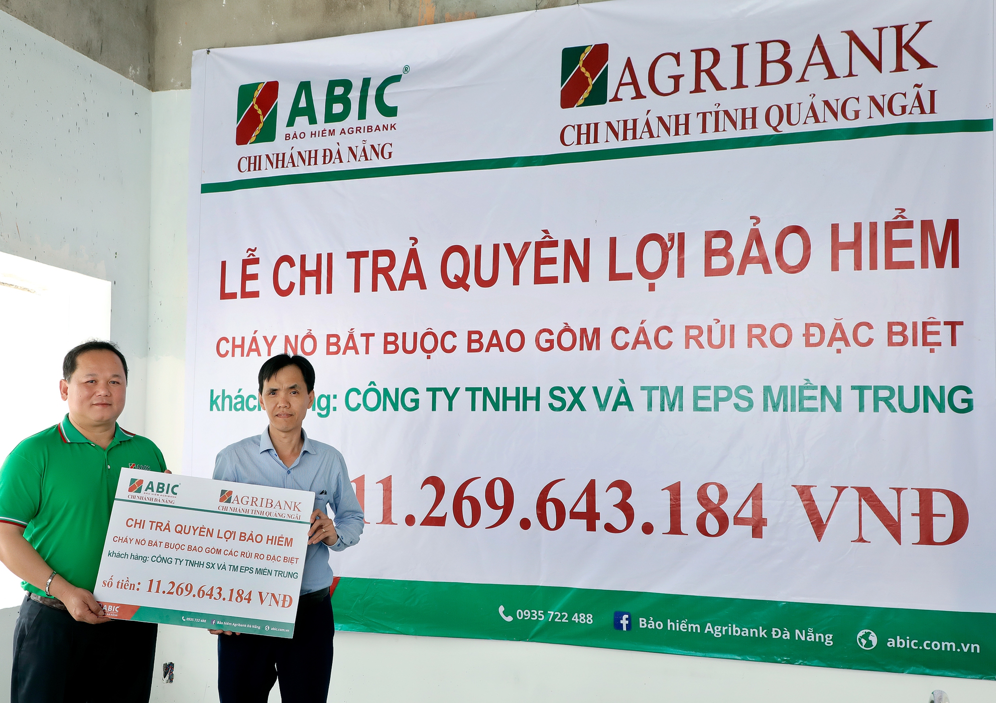 ABIC chi trả bồi thường hơn 11 tỷ đồng bảo hiểm cháy nổ cho một công ty ở Quảng Ngãi- Ảnh 2.