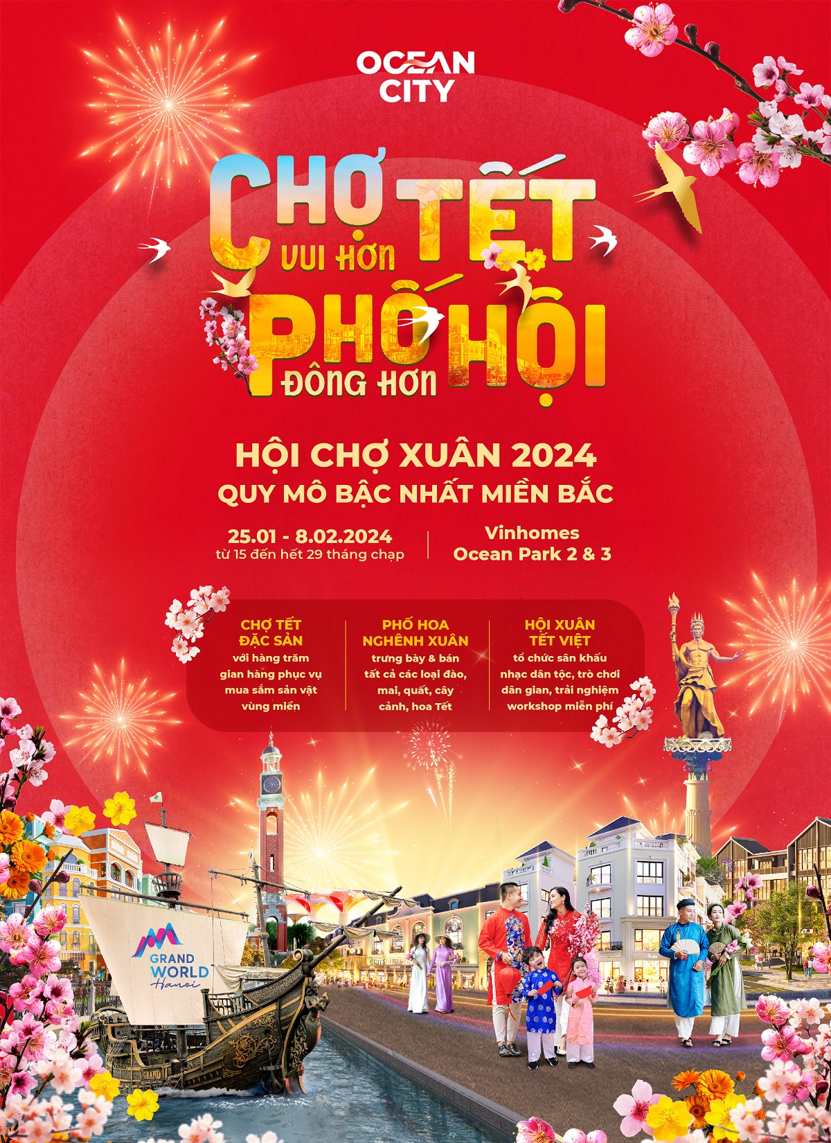 Vinhomes tổ chức Hội chợ Xuân 2024 quy mô bậc nhất Việt Nam tại Ocean City- Ảnh 1.