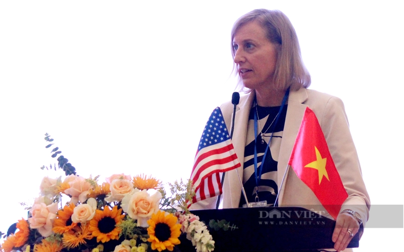 Bà Susan Burns - Tổng lãnh sự quán Mỹ tại TP.HCM. Ảnh: Nguyên Vỹ