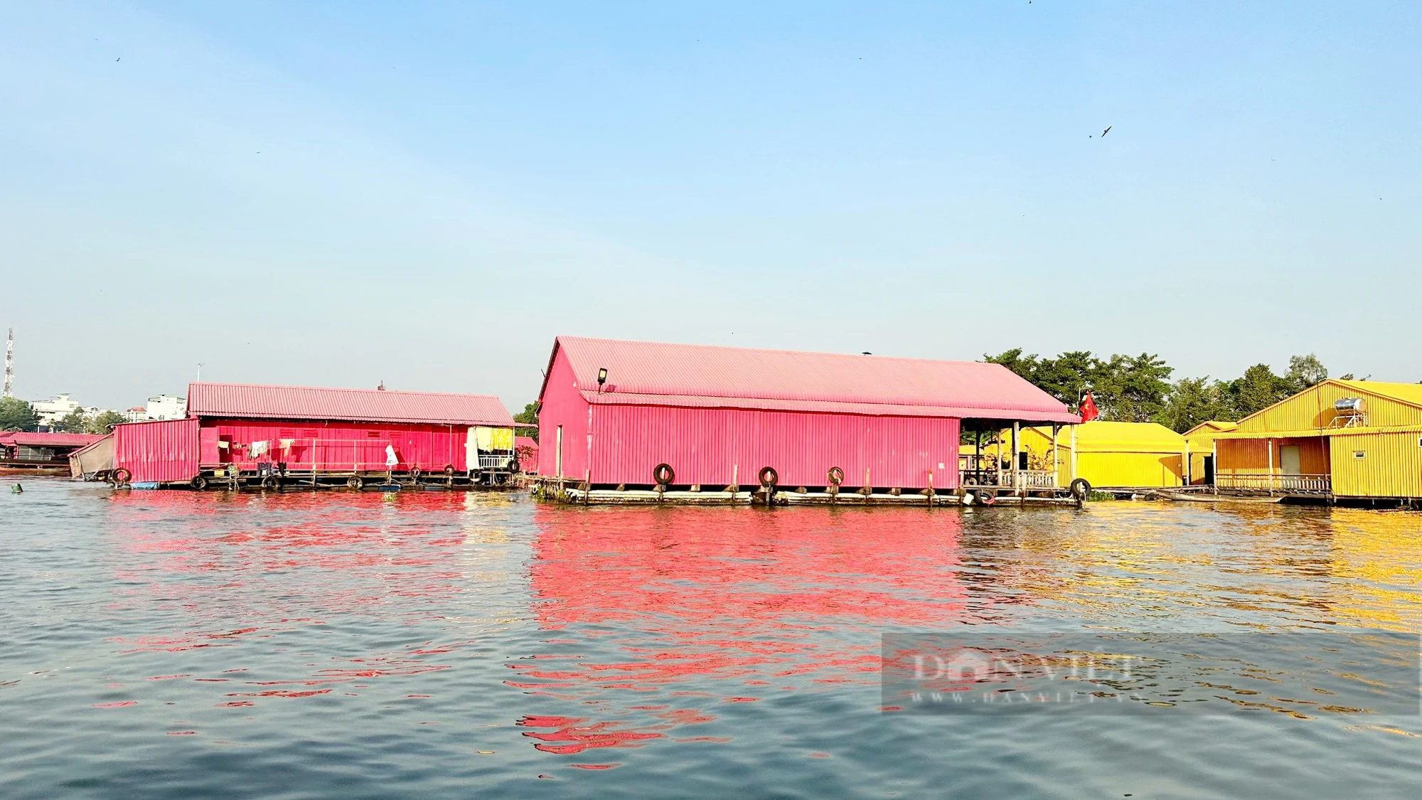 An Giang: "Làng bè sắc màu ngã ba sông Châu Đốc" chính thức đón khách tham quan- Ảnh 2.