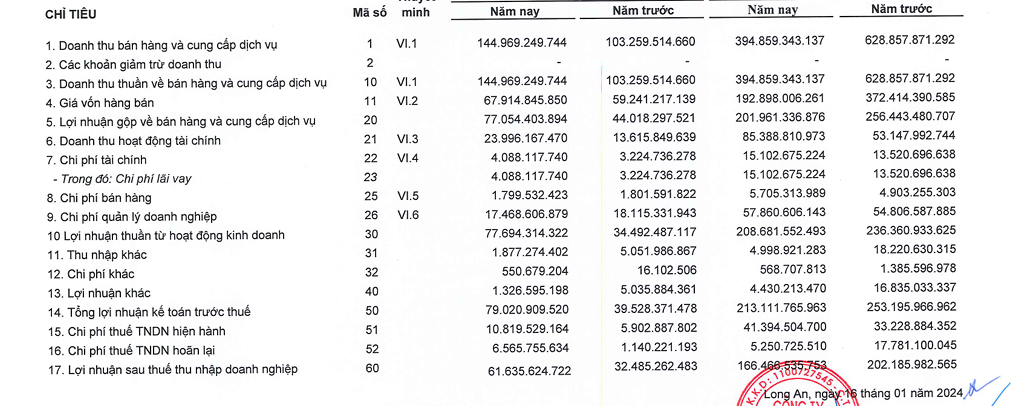 Long Hậu (LHG) báo lãi hơn 166 tỷ đồng, vượt 31% kế hoạch năm- Ảnh 1.