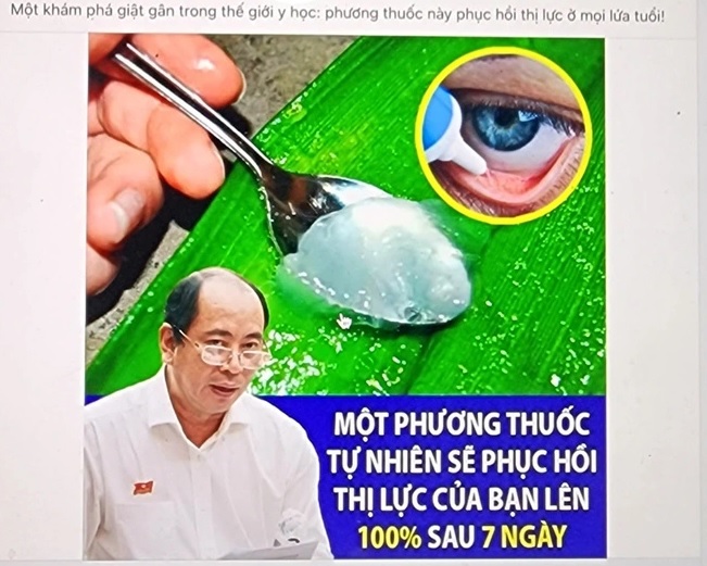 Giám đốc Sở Y tế TP.HCM bị mạo danh quảng cáo: Trang Facebook quảng cáo đã biến mất- Ảnh 1.