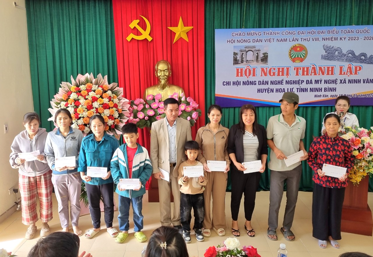 Ninh Bình: Thành lập Chi hội nông dân nghề nghiệp đá mỹ nghệ Ninh Vân- Ảnh 4.