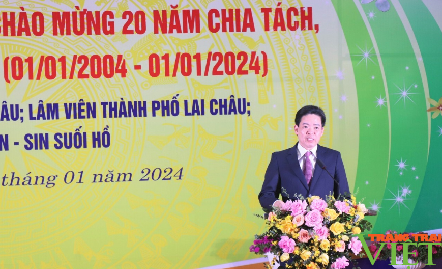 Thêm 3 công trình được gắn biển chào mừng Kỷ niệm 20 năm chia tách, thành lập tỉnh Lai Châu - Ảnh 2.