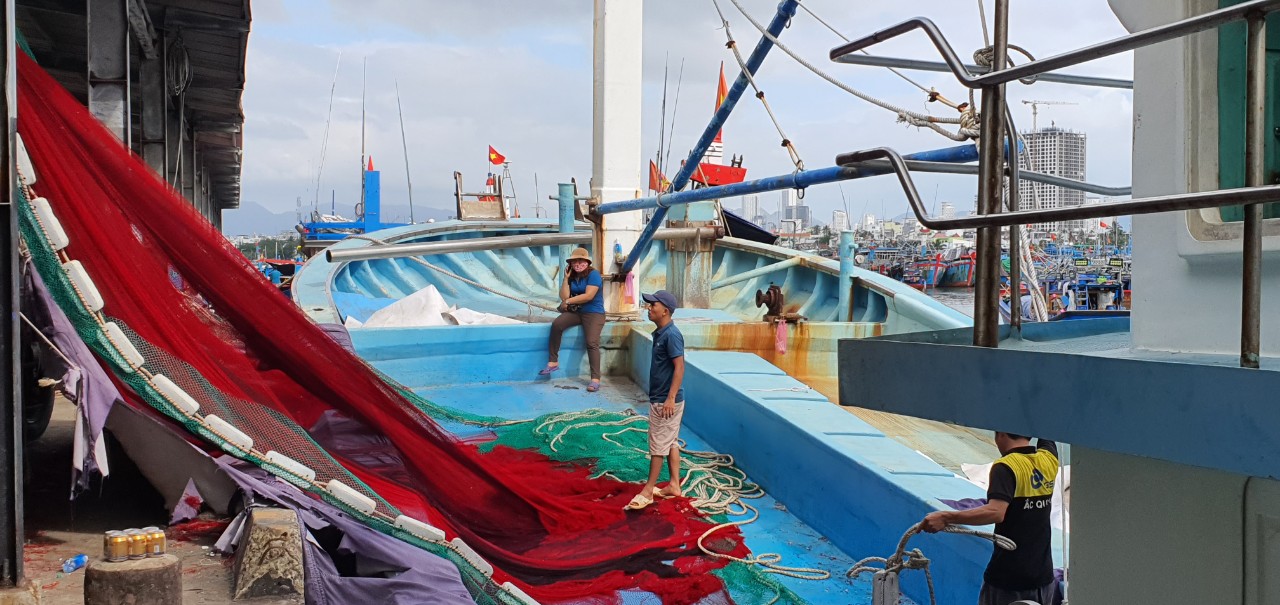 Nghề vá lưới thu hút hàng trăm lao động vùng biển ở Khánh Hòa - Ảnh 5.