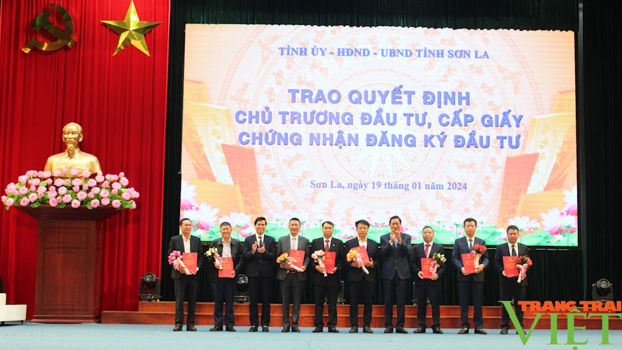 Sơn La: Trao quyết định chủ trương đầu tư cho 8 dự án với tổng mức trên 1 nghìn tỷ đồng- Ảnh 3.