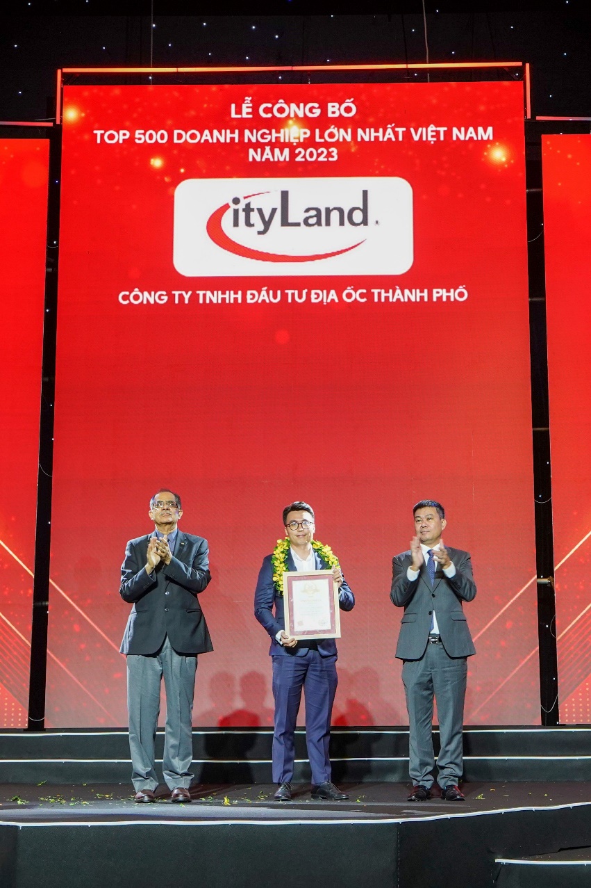CityLand được vinh danh Top 500 doanh nghiệp lớn nhất Việt Nam 2023- Ảnh 2.