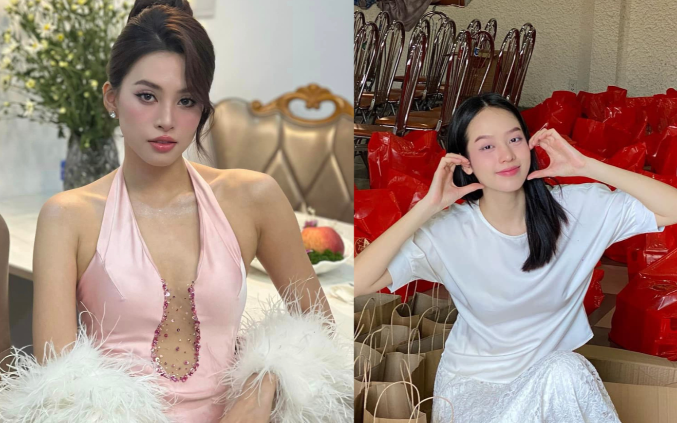Hoa hậu Tiểu Vy, Thanh Thủy ghi điểm nhờ hành động đẹp trước Tết Nguyên đán 2024