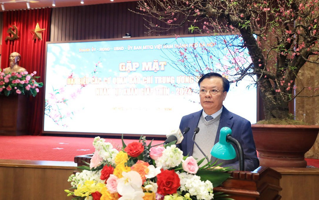 Bí thư Hà Nội: Báo chí đóng góp không nhỏ vào phát triển lớn của Thủ đô- Ảnh 1.
