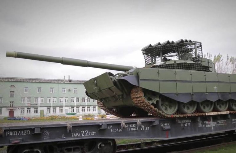 Điểm danh dàn xe tăng T-72B3M hiện đại hóa tham chiến ở nam Donetsk- Ảnh 1.