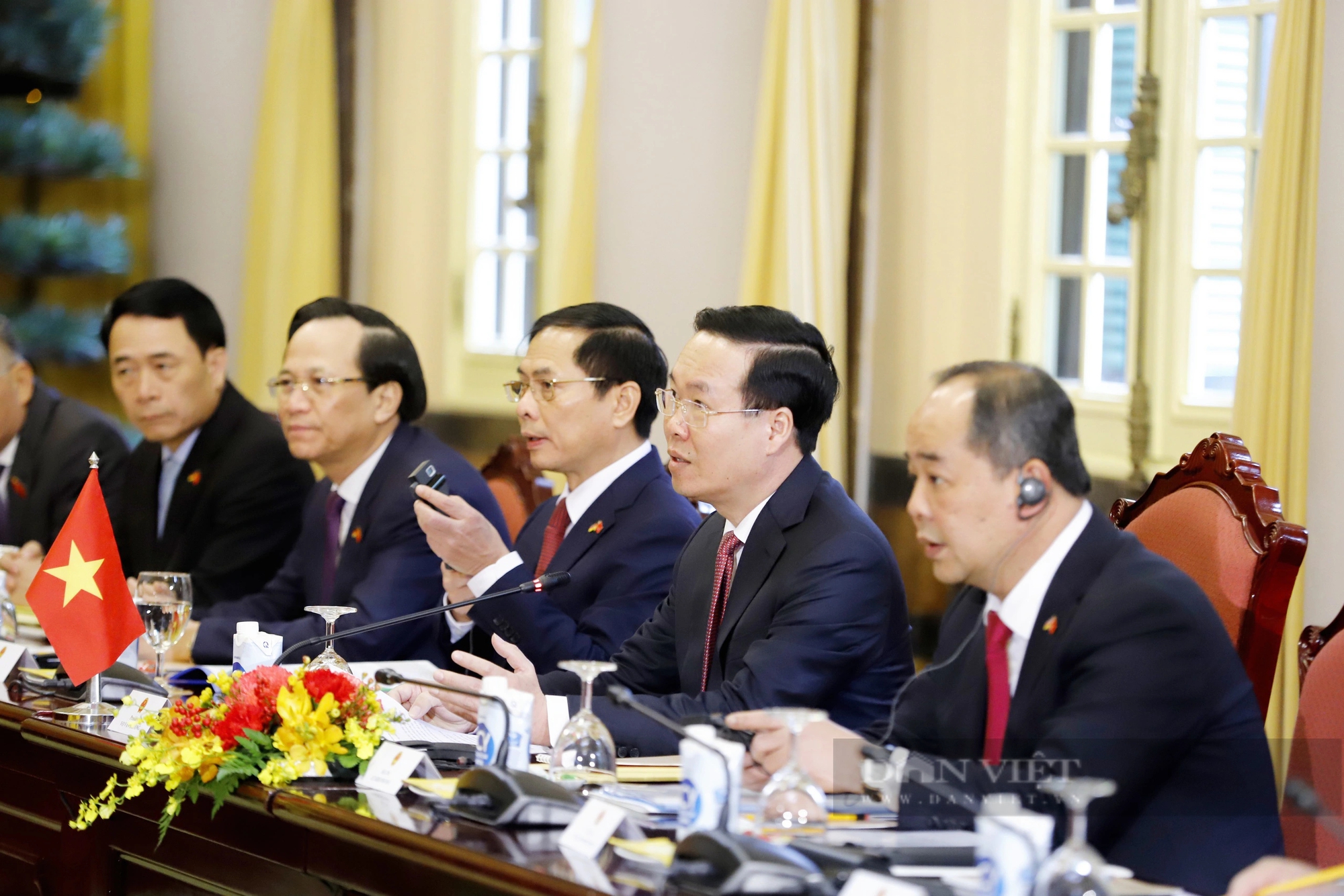 Hình ảnh Lễ đón Tổng thống Đức Frank-Walter Steinmeier và Phu nhân thăm cấp Nhà nước tới Việt Nam- Ảnh 10.