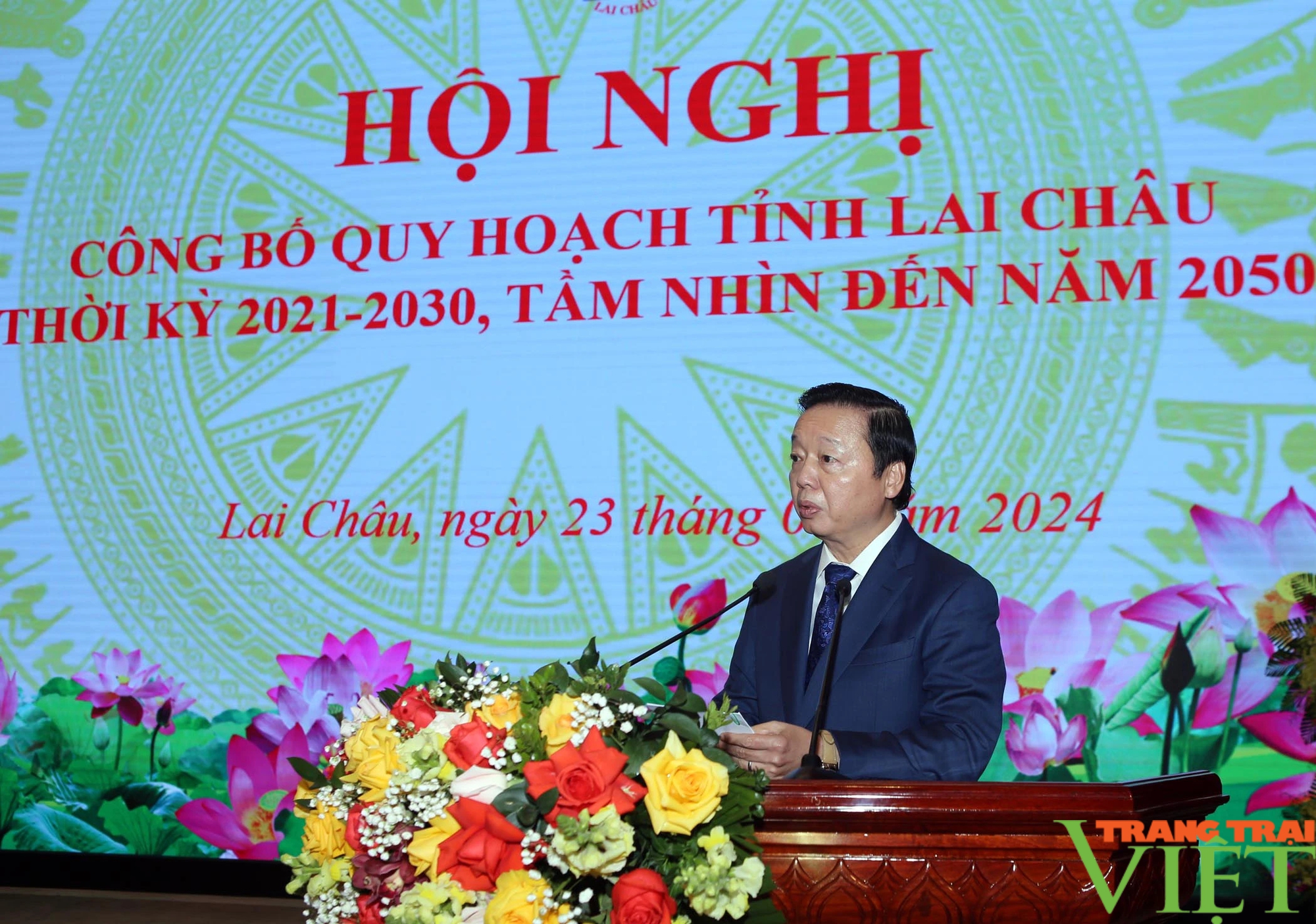 Phó Thủ tướng Trần Hồng Hà dự Hội nghị công bố Quy hoạch tỉnh Lai Châu- Ảnh 1.