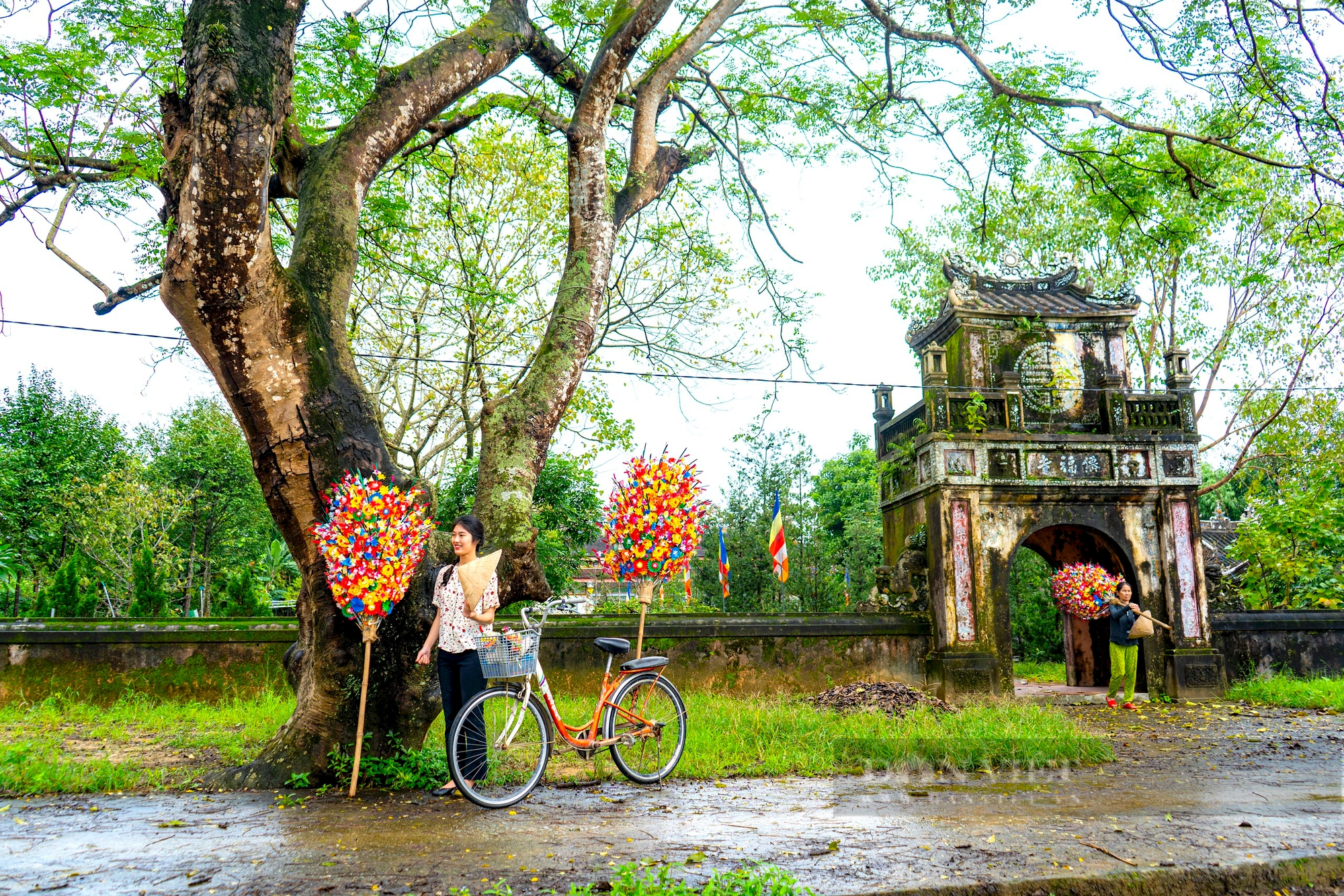 Giấy màu, hoa giấy ngập tràn ở TT Huế ngày giáp Tết, chụp ảnh lên đẹp thế này đây- Ảnh 11.