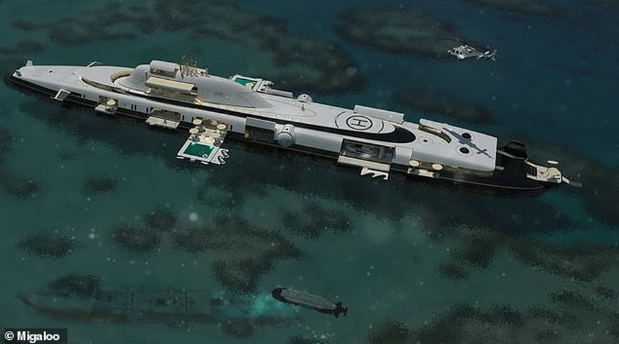 Cận cảnh siêu tàu ngầm 2 tỷ USD dành cho giới thượng lưu, có cả bể bơi và rạp chiếu phim- Ảnh 3.