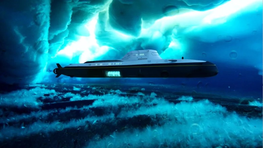Cận cảnh siêu tàu ngầm 2 tỷ USD dành cho giới thượng lưu, có cả bể bơi và rạp chiếu phim- Ảnh 8.