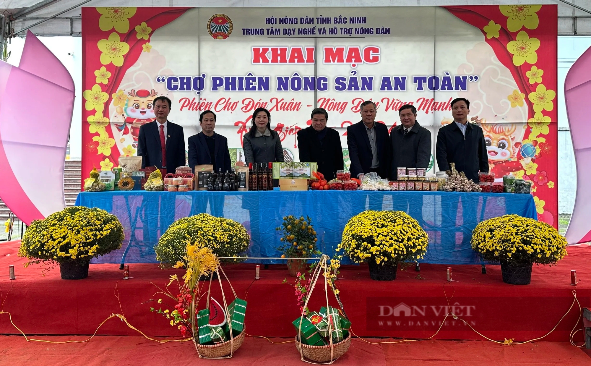 Hội Nông dân tỉnh Bắc Ninh khai mạc chợ phiên nông sản an toàn- Ảnh 1.