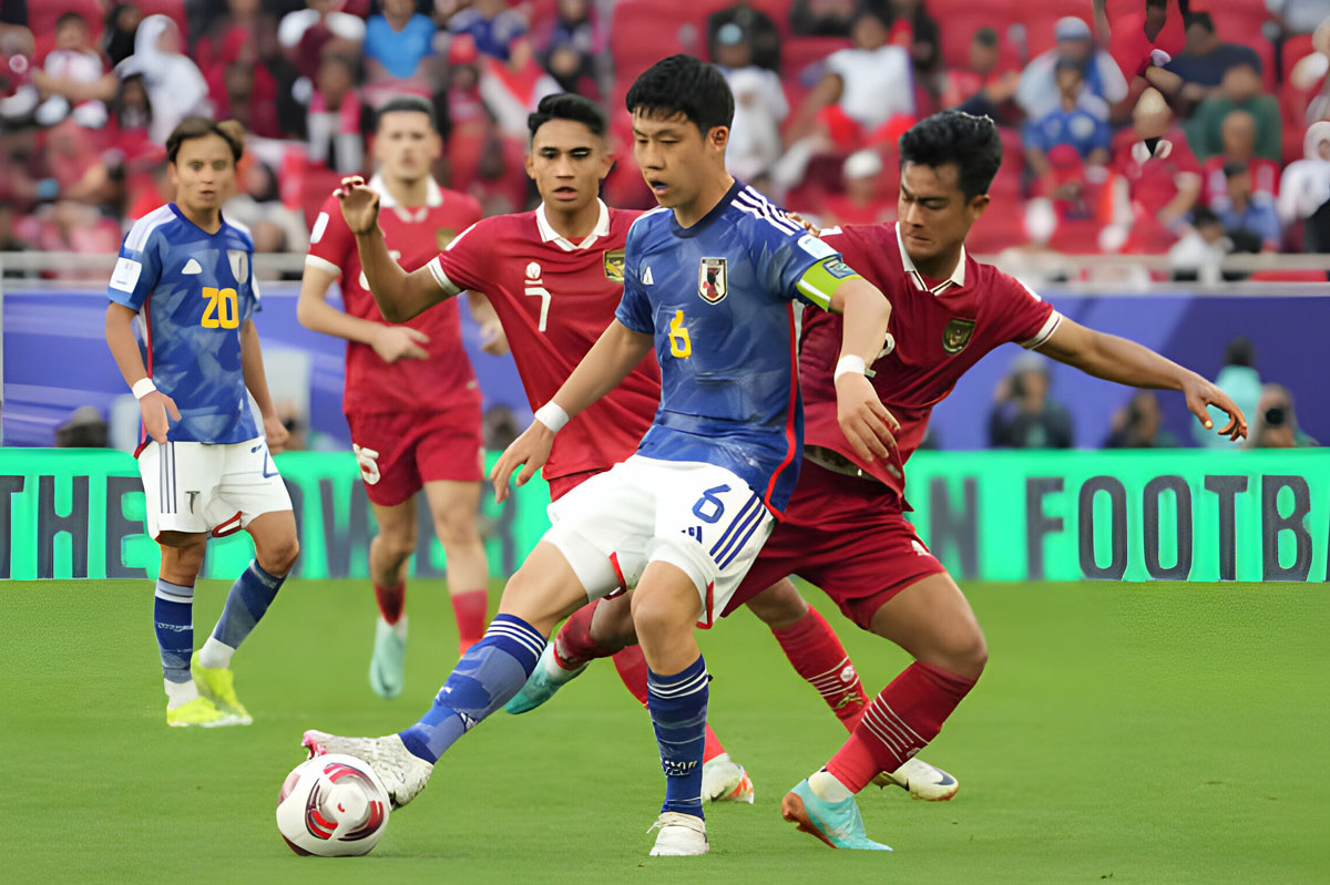 Hạ Indonesia 3-1, Nhật Bản thẳng tiến vào vòng 1/8 Asian Cup 2024- Ảnh 4.