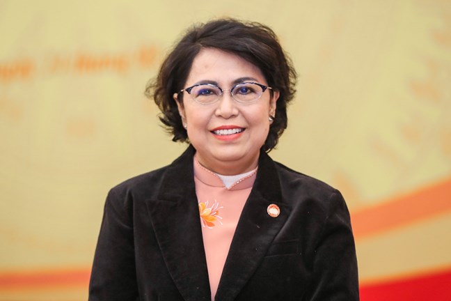 Chân dung nữ Đại biểu Quốc hội được hiệp thương cử chức Phó Chủ tịch Ủy ban Trung ương Mặt trận Tổ quốc Việt Nam- Ảnh 1.