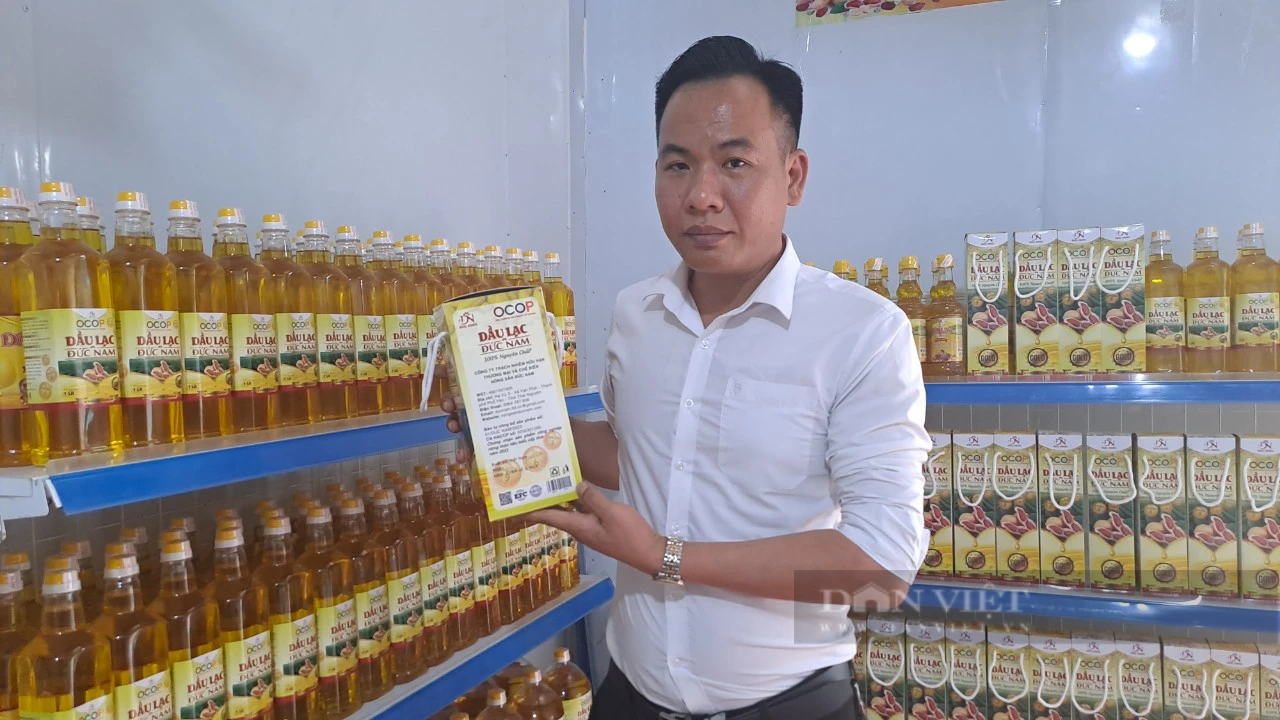 Một Giám đốc doanh nghiệp trẻ ở Thái Nguyên đưa dầu lạc thành sản phẩm OCOP- Ảnh 1.