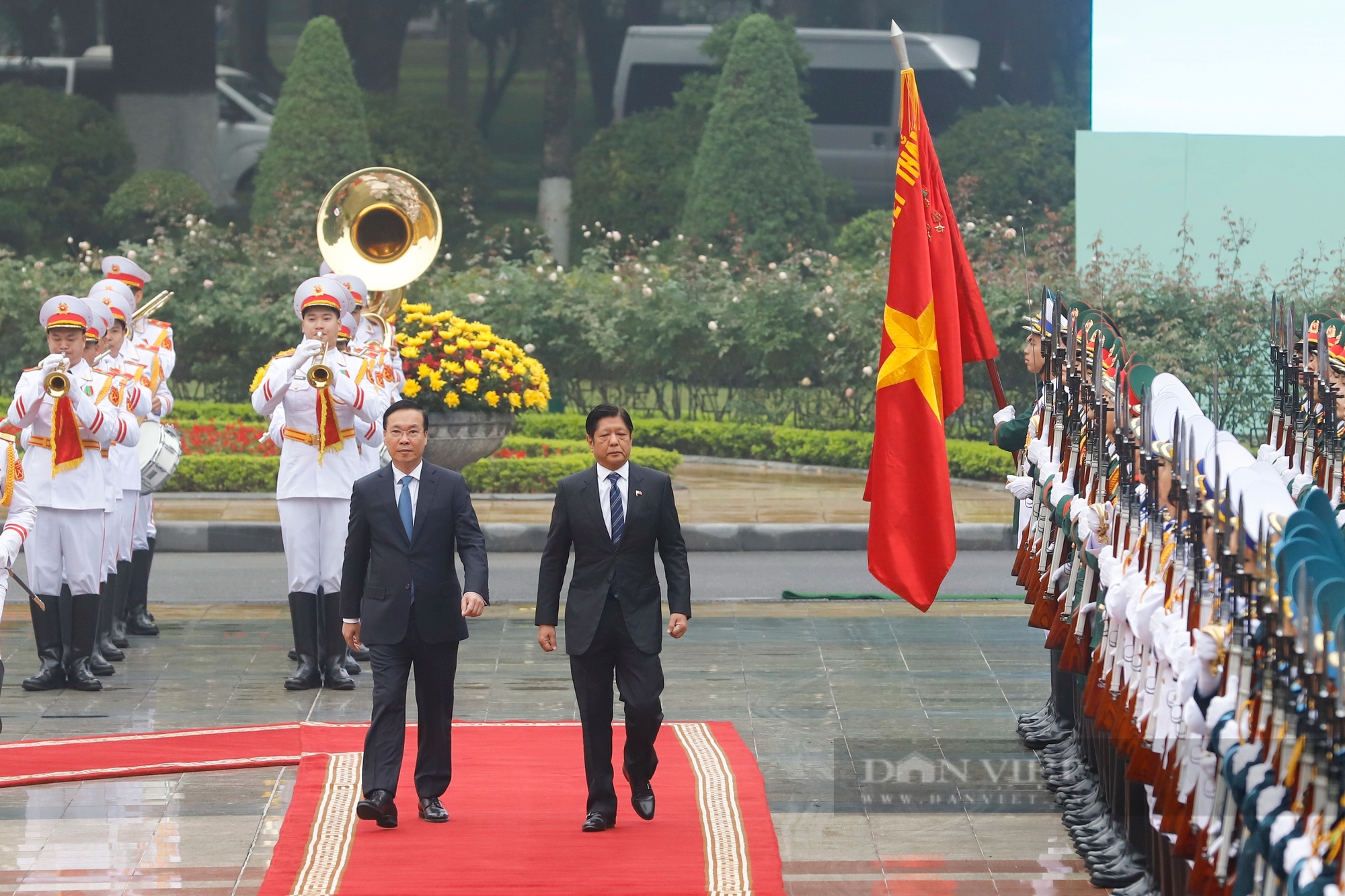 Hình ảnh Lễ đón Tổng thống Philippines thăm cấp Nhà nước tới Việt Nam- Ảnh 5.