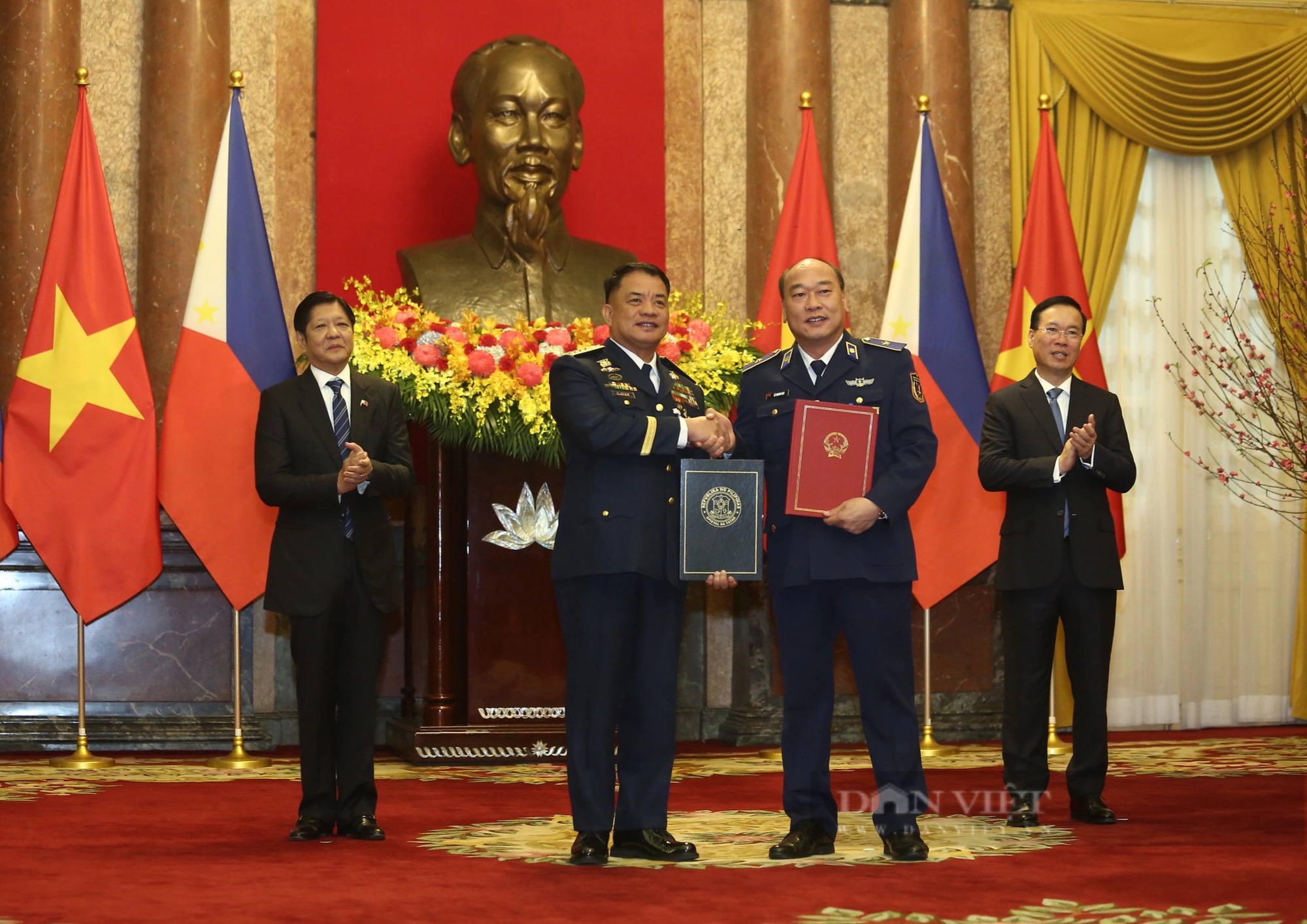 Hình ảnh Lễ đón Tổng thống Philippines thăm cấp Nhà nước tới Việt Nam- Ảnh 10.