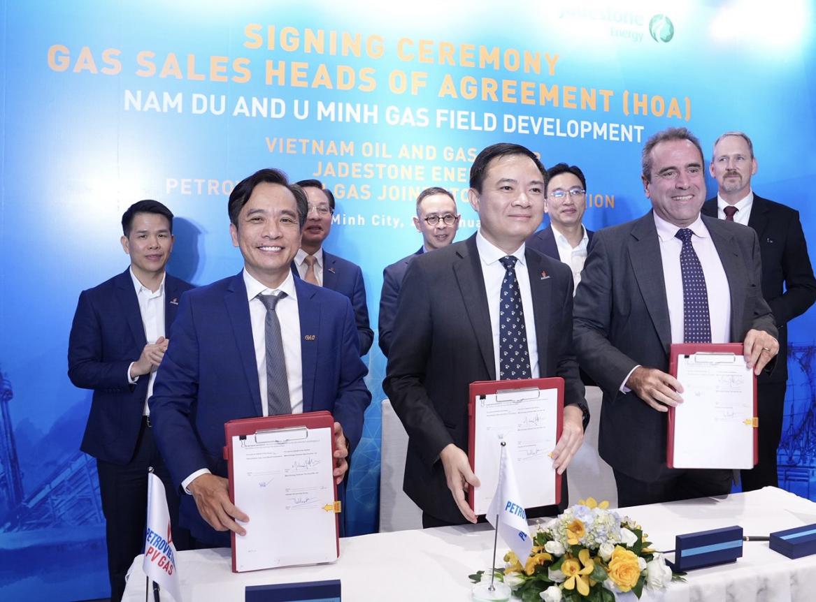 Ký kết thỏa thuận khung mua bán khí mỏ Nam Du – U Minh- Ảnh 1.