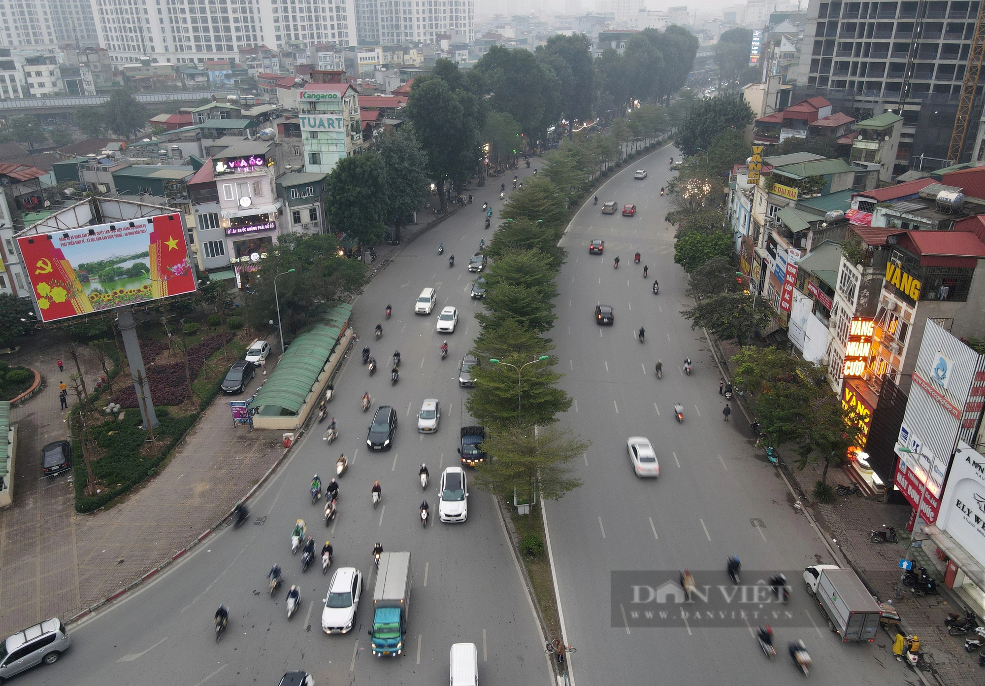 Ngã Tư Sở trong giờ cao điểm ngày Tết sau một thời gian tổ chức lại giao thông- Ảnh 7.