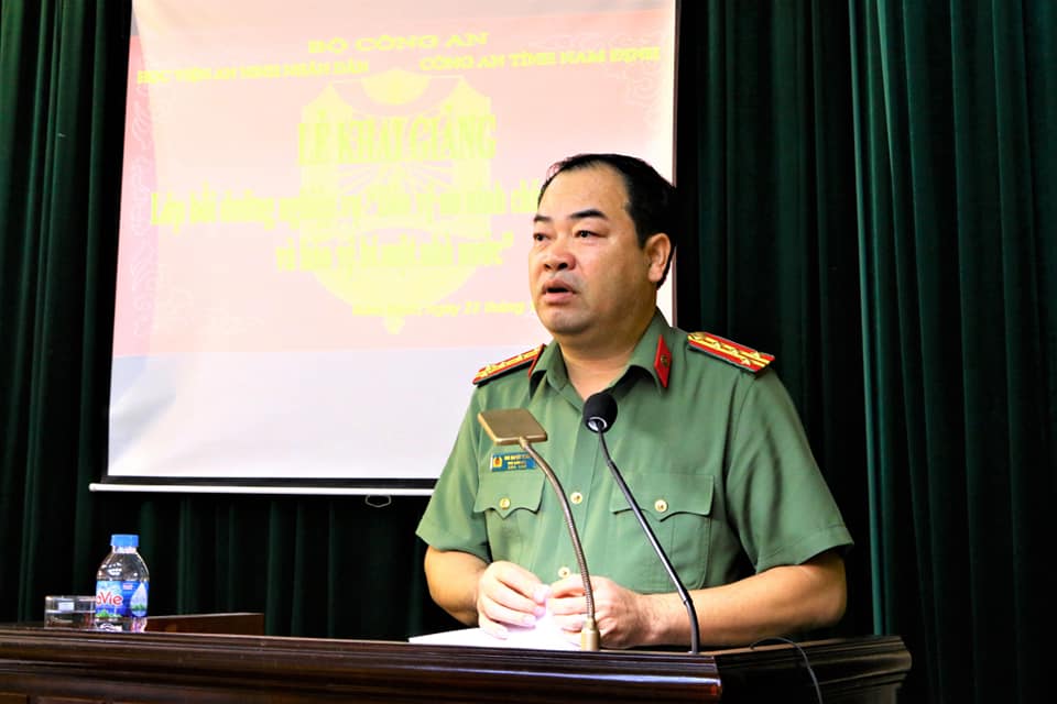 Bộ trưởng Bộ Công an giao đại tá - Phó Giám đốc phụ trách Công an tỉnh Nam Định- Ảnh 1.
