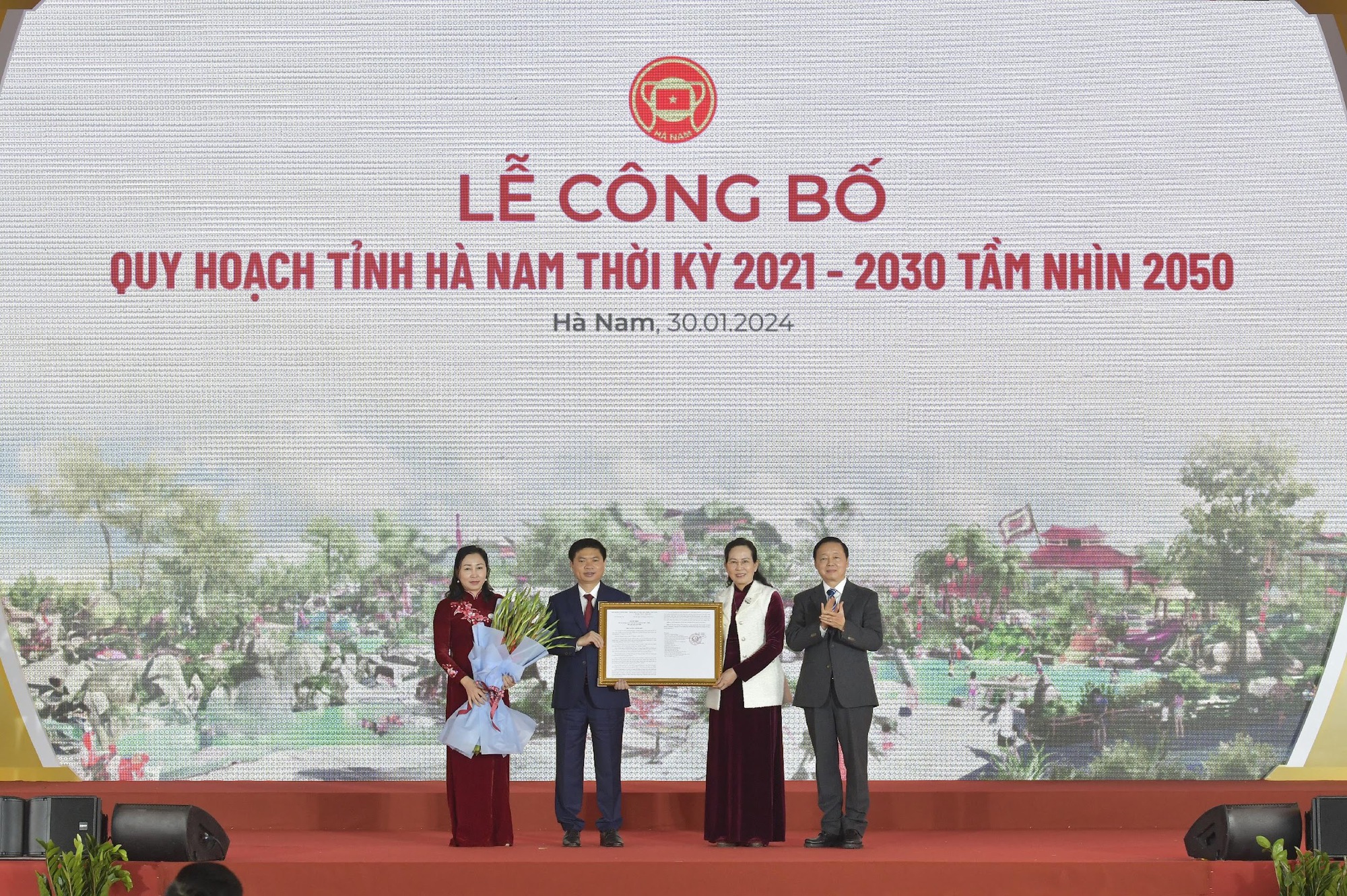 Sun Group khởi công giai đoạn I Tổ hợp dự án Khu đô thị mới Bắc Châu Giang- Ảnh 1.
