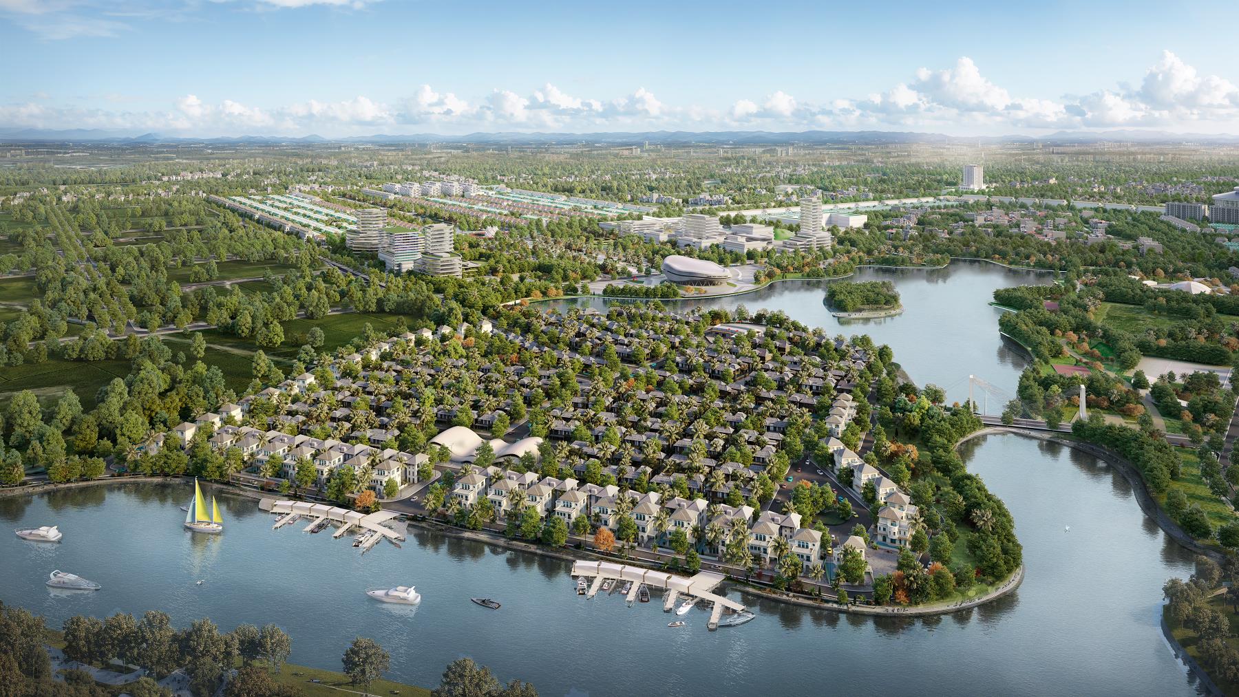 Sun Group khởi công giai đoạn I Tổ hợp dự án Khu đô thị mới Bắc Châu Giang- Ảnh 4.