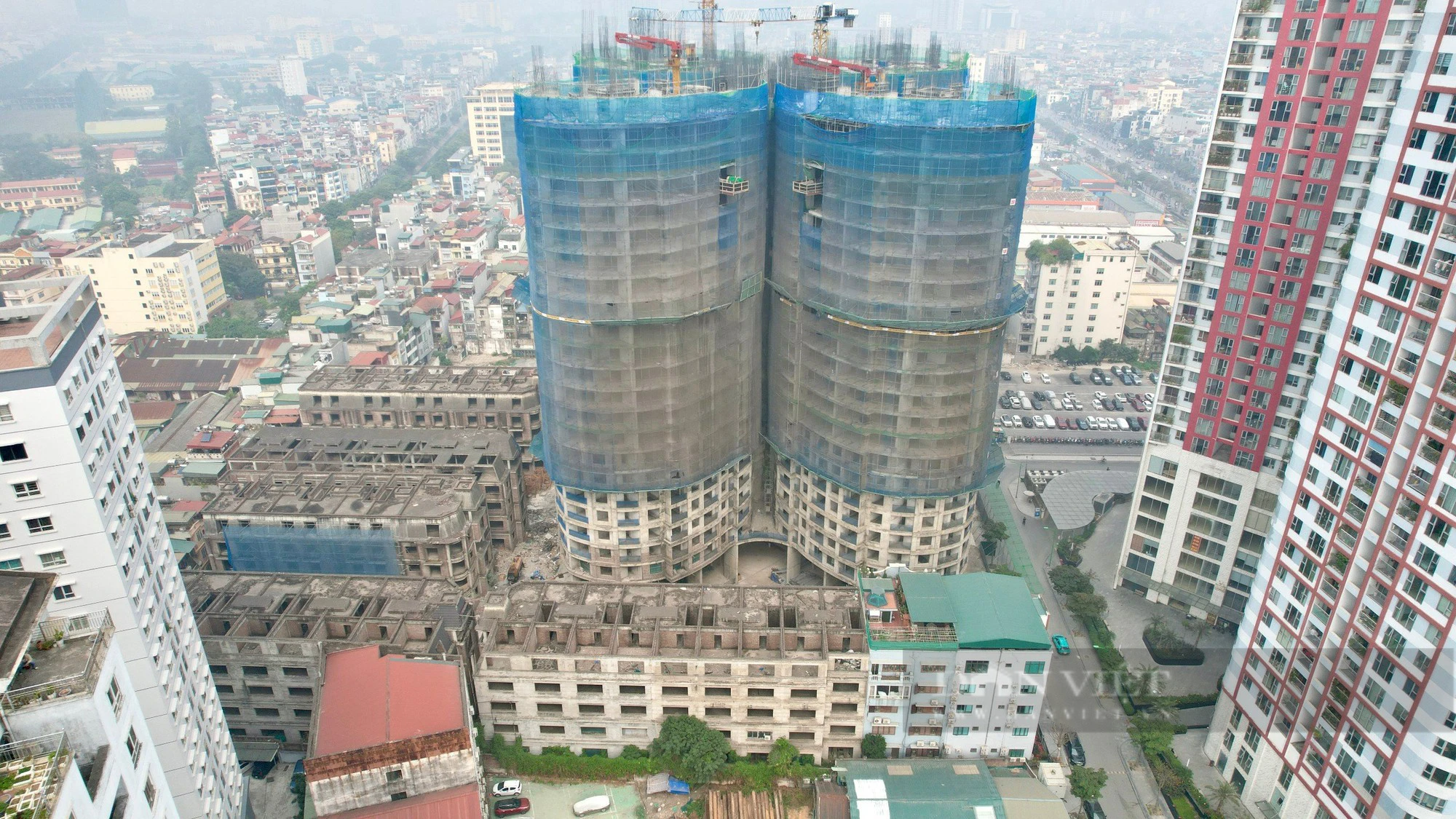 Toàn cảnh toà cao ốc gần 4.000 tỷ đồng ở Hà Nội tái khởi động sau 5 năm "đắp chiếu"- Ảnh 2.