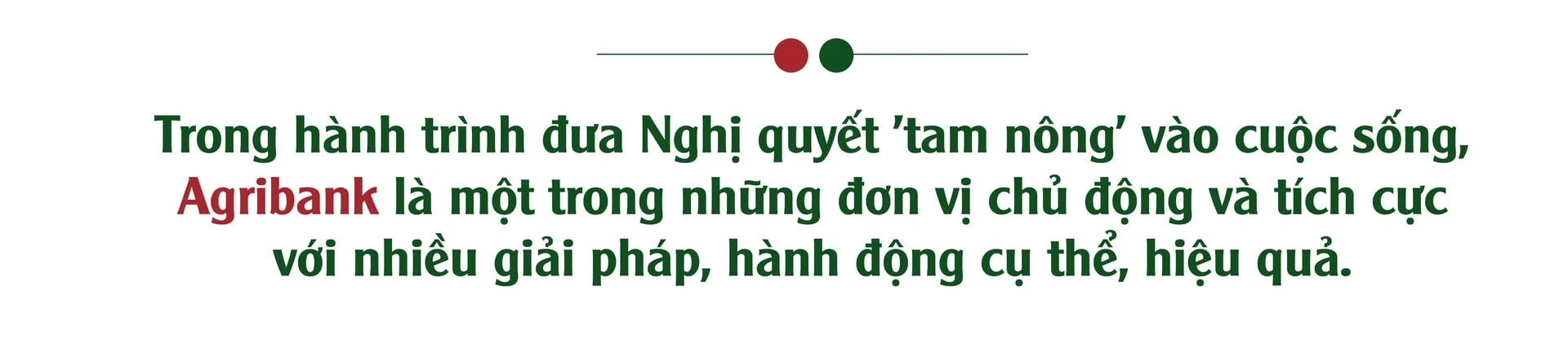 Agribank và những thành tựu trong "tam nông"- Ảnh 1.