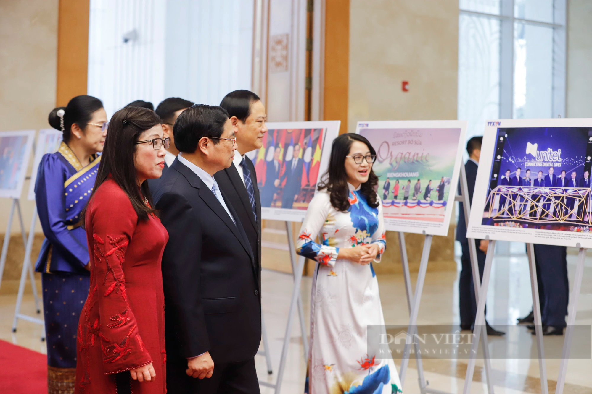 Hình ảnh Thủ tướng Chính phủ Phạm Minh Chính chủ trì Lễ đón Thủ tướng Lào thăm chính thức Việt Nam- Ảnh 7.