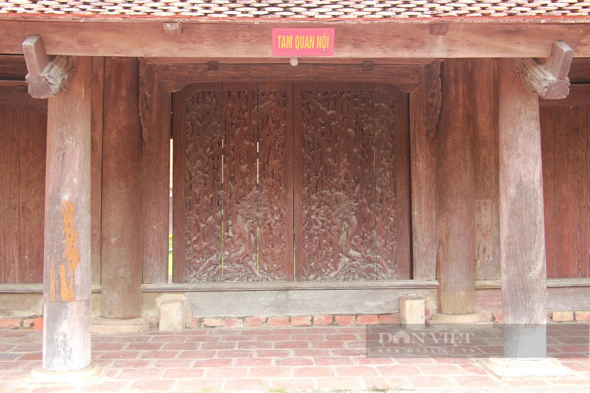 Bộ cánh cửa “lưỡng long chầu nhật” của chùa Keo ở Thái Bình là bảo vật Quốc gia có gì đặc biệt?- Ảnh 3.