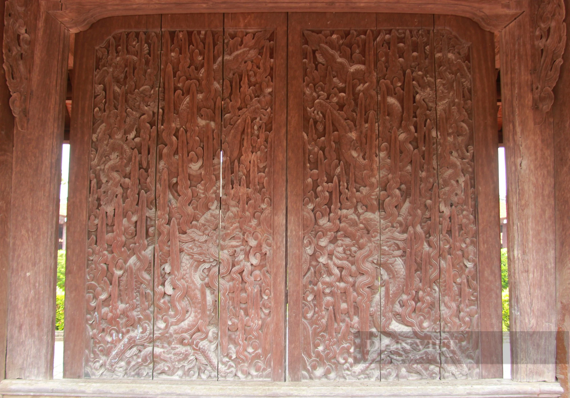 Bộ cánh cửa “lưỡng long chầu nhật” của chùa Keo ở Thái Bình là bảo vật Quốc gia có gì đặc biệt?- Ảnh 6.