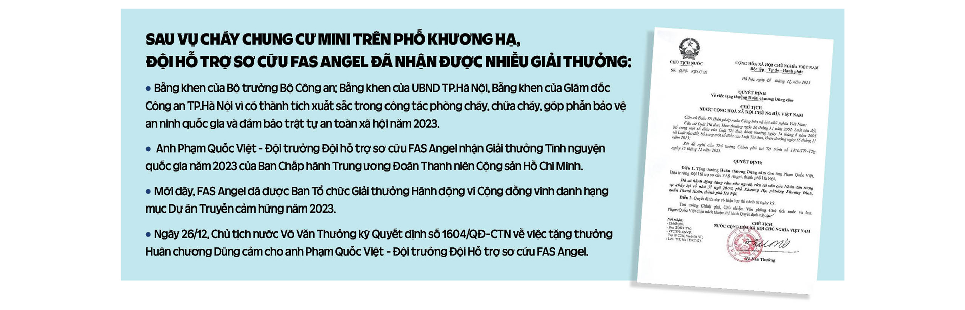 Phạm Quốc Việt - người được tặng thưởng Huân chương Dũng cảm: “Người hùng” cứu giúp hàng nghìn sinh mệnh gặp nạn- Ảnh 13.